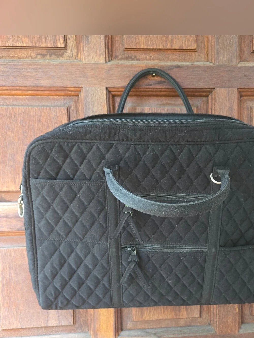 Vera Bradley Black Laptop Carrying Case